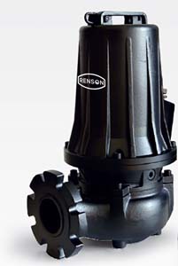 POMPE DE RELEVAGE TRI FONTE ROUE MONOCANALE 4.2KW DN65