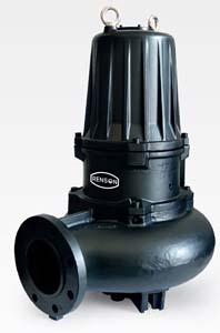 POMPE DE RELEVAGE TRI FONTE ROUE MONOCANALE 16KW DN150