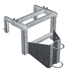 FIXATION AJUSTABLE GALVA POUR LVT/LVE 12/15